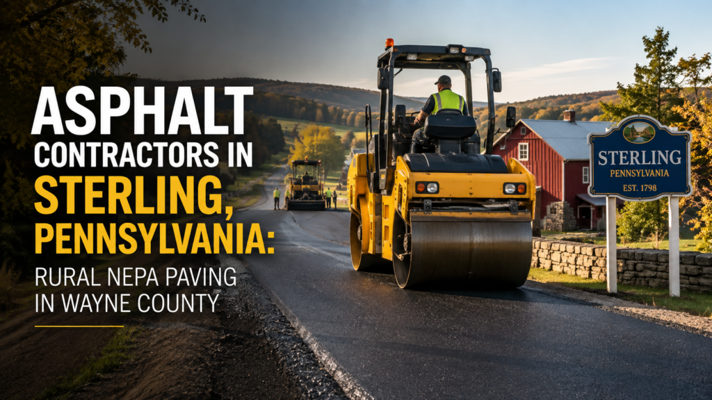 Asphalt Contractors in Sterling, Pennsylvania: Rural NEPA Paving in Wayne County